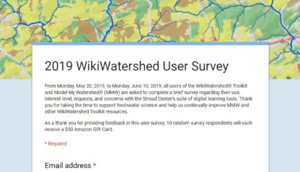 Help Us Improve the WikiWatershed Toolkit