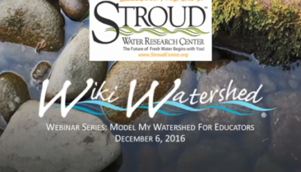 Video Now Available: WikiWatershed Toolkit for Educators