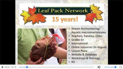 Leaf Pack Network webinar screen shot